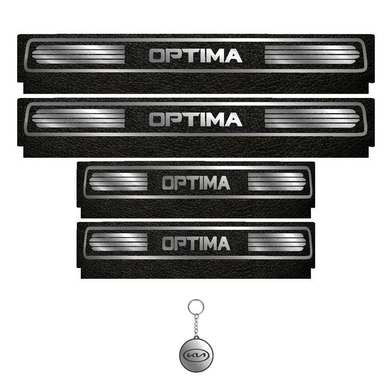 برچسب پارکابی خودرو لندمون کد LM137 MS مناسب برای اپتیما مجموعه 4 عددی به همراه جا کلیدی