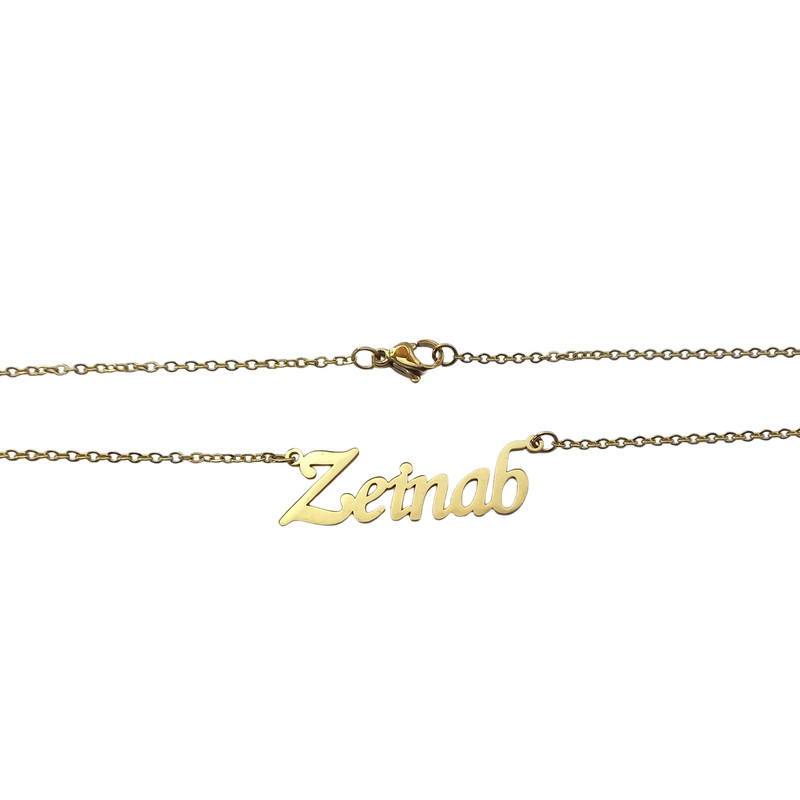 گردنبند زنانه مدل اسم زینب