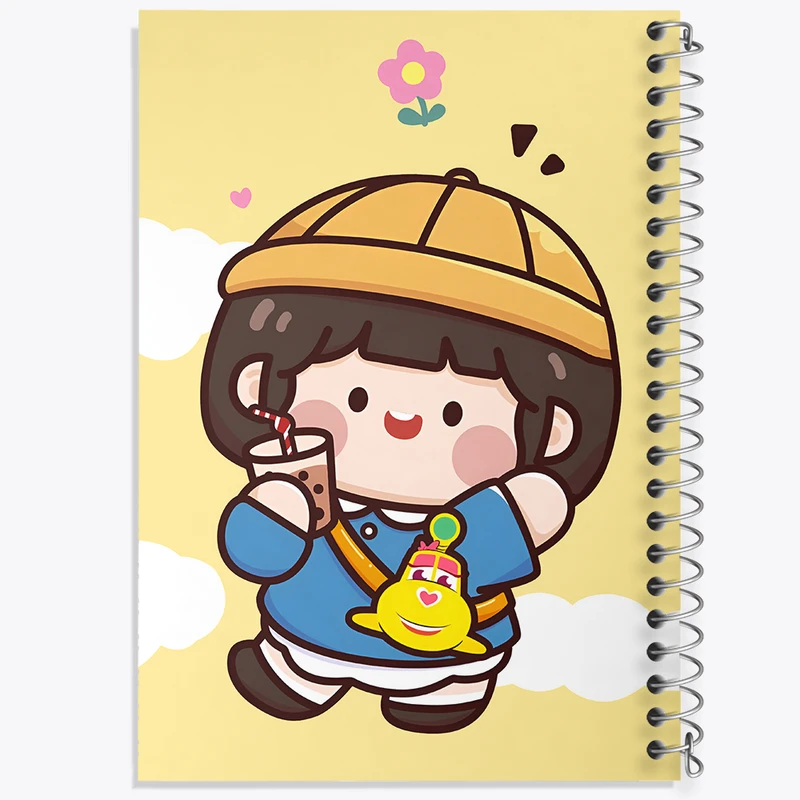 دفتر نقاشی 50 برگ خندالو طرح رورو جامپ کیوت کد N3901