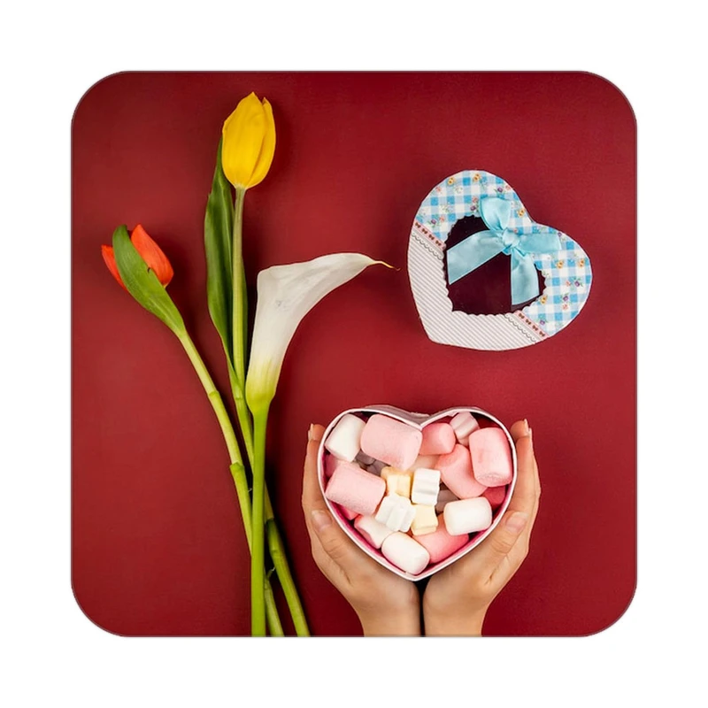 زیر لیوانی کاکتی طرح گل مدل mp19083