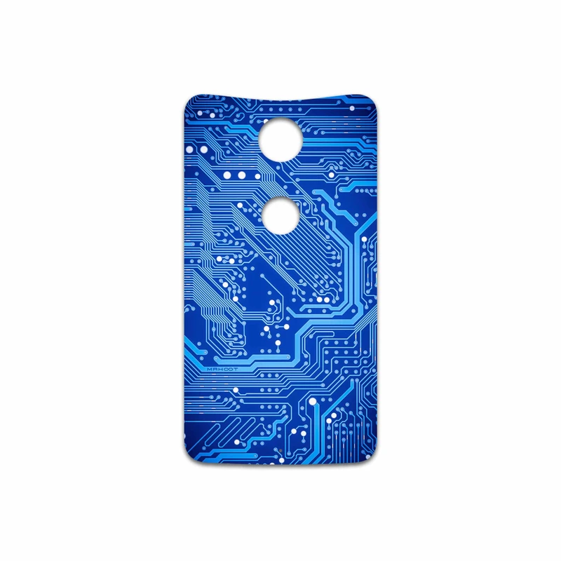 برچسب پوششی ماهوت مدل Blue Printed Circuit Board مناسب برای گوشی موبایل گوگل Nexus 6