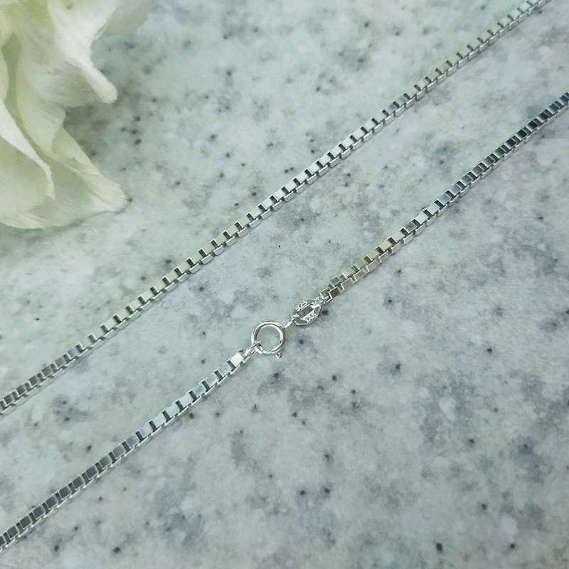 زنجیر نقره مردانه سلین کالا مدل ونیزی T58