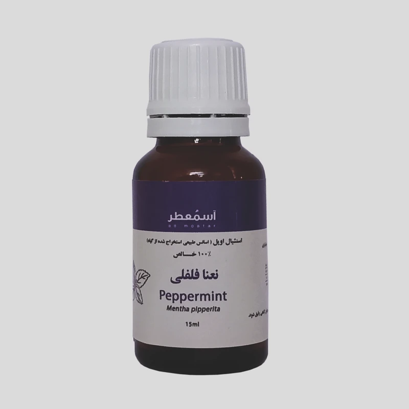 اسانس خوشبوکننده هوا آسمعطر مدل اسنشیال اویل نعنا فلفلی حجم 15 میلی لیتر