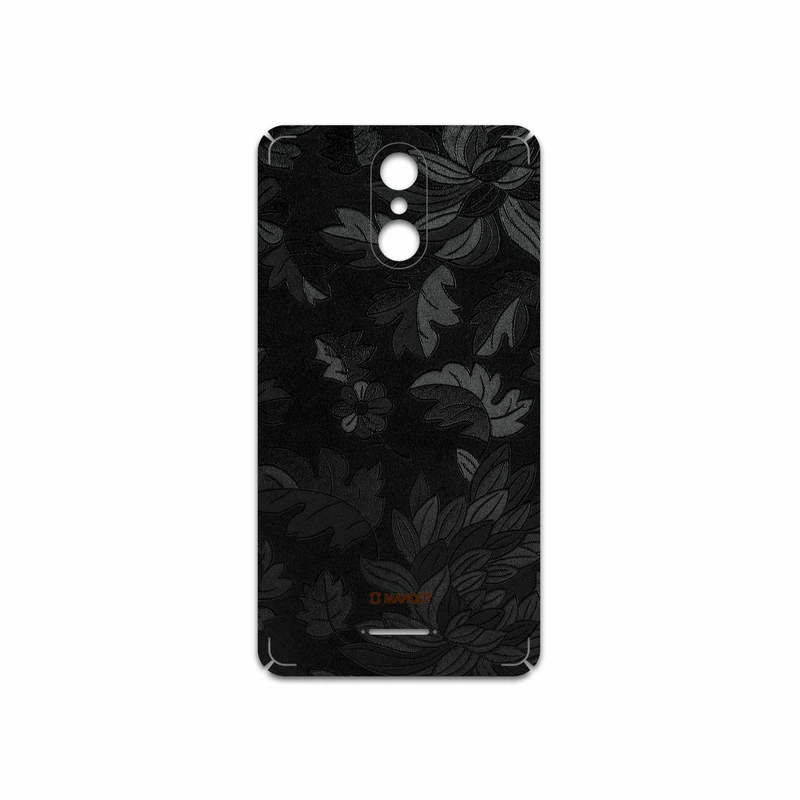 برچسب پوششی ماهوت مدل Black-Wildflower مناسب برای گوشی موبایل تکنو WX3F LTE