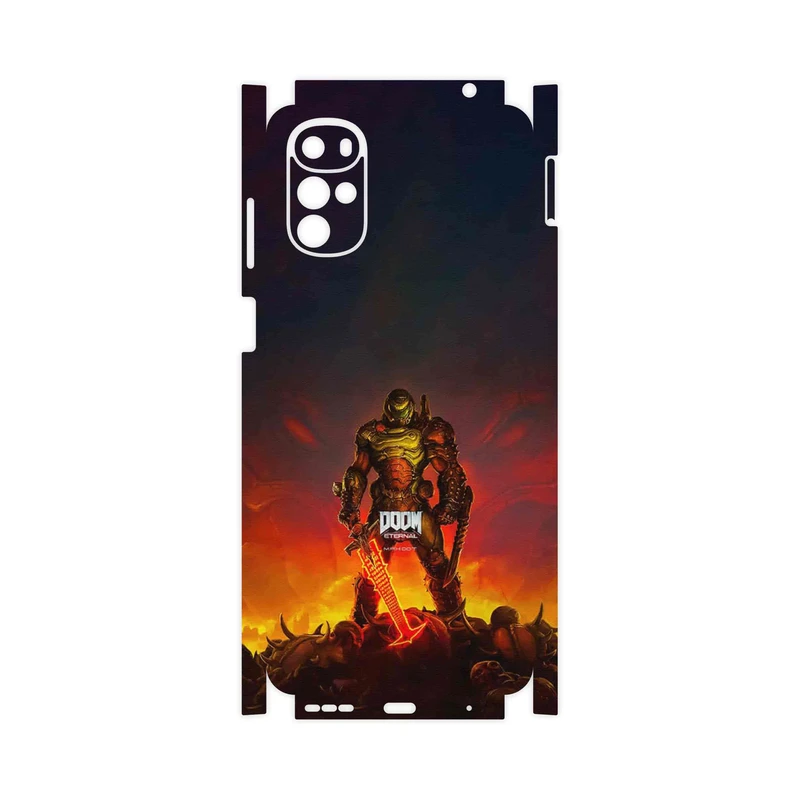 برچسب پوششی ماهوت مدل DOOM Game Series-FullSkin مناسب برای گوشی موبایل موتورولا Moto G22