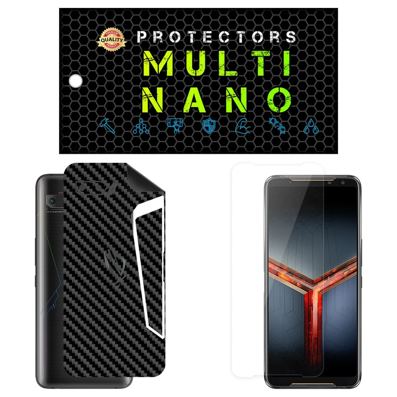 محافظ صفحه نمایش مولتی نانو مدل X-SFC مناسب برای گوشی موبایل ایسوس ROG Phone 2 / ZS660KL به همراه برچسب پوششی