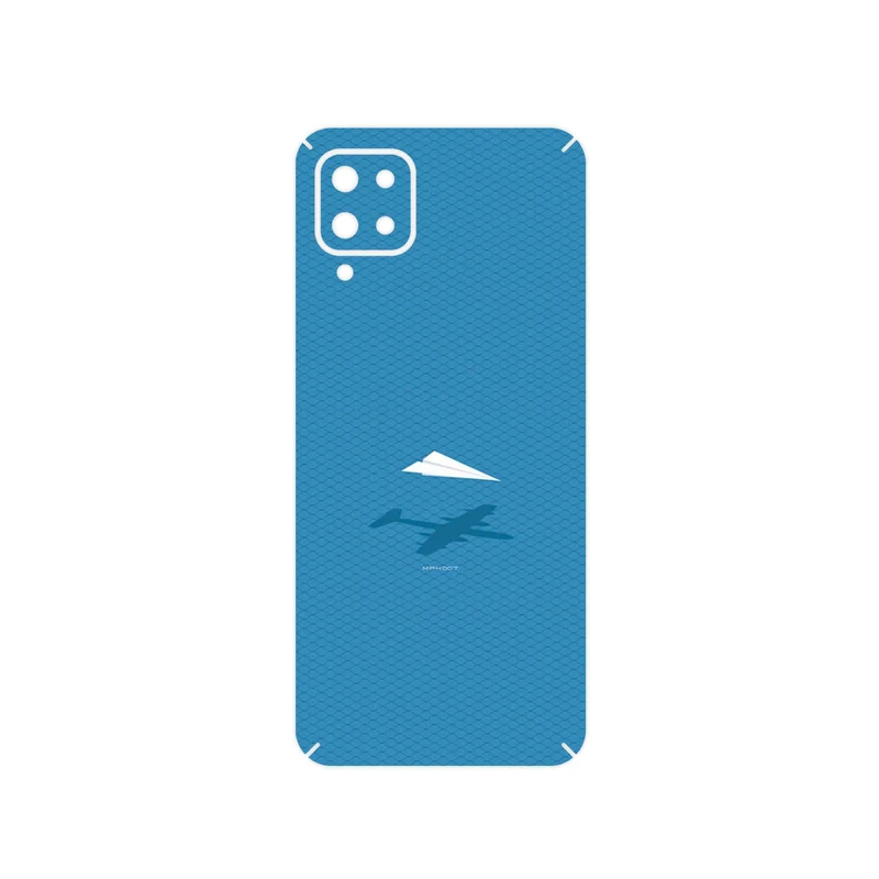 برچسب پوششی ماهوت مدل Minimal Paper Airplane مناسب برای گوشی موبایل سامسونگ Galaxy A12 Nacho