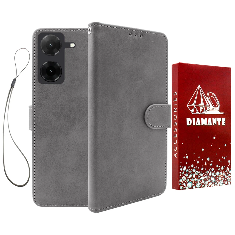 کیف کلاسوری دیامانته مدل Chanta Rd مناسب برای گوشی موبایل شیائومی Redmi A5 به همراه بندآویز