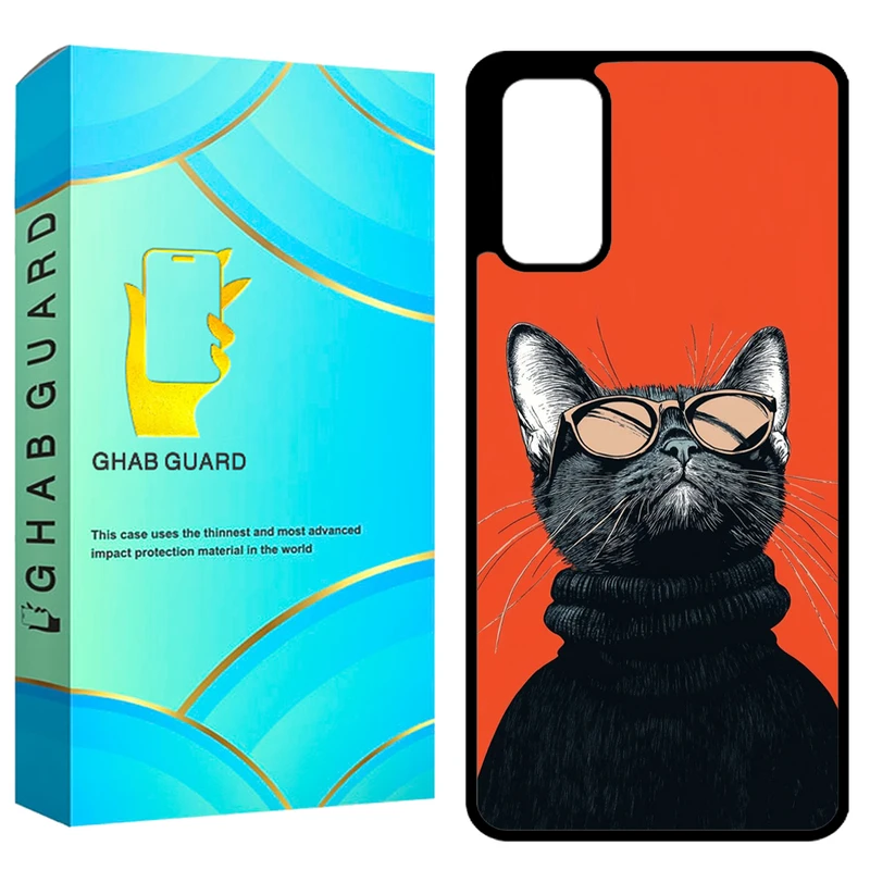 کاور قاب گارد طرح گربه مدل GCHPS20 مناسب برای گوشی موبایل سامسونگ Galaxy S20