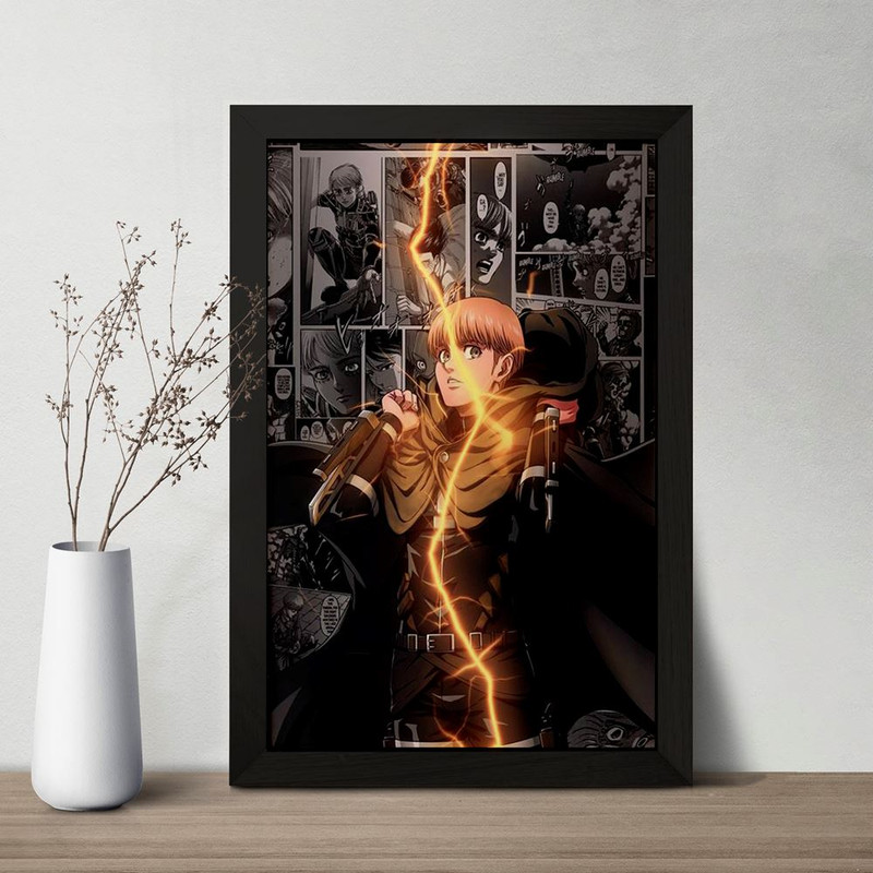 تابلو خندالو مدل آرمین آرلرت انیمه اتک آن تایتان Attack on Titan  کد 10998
