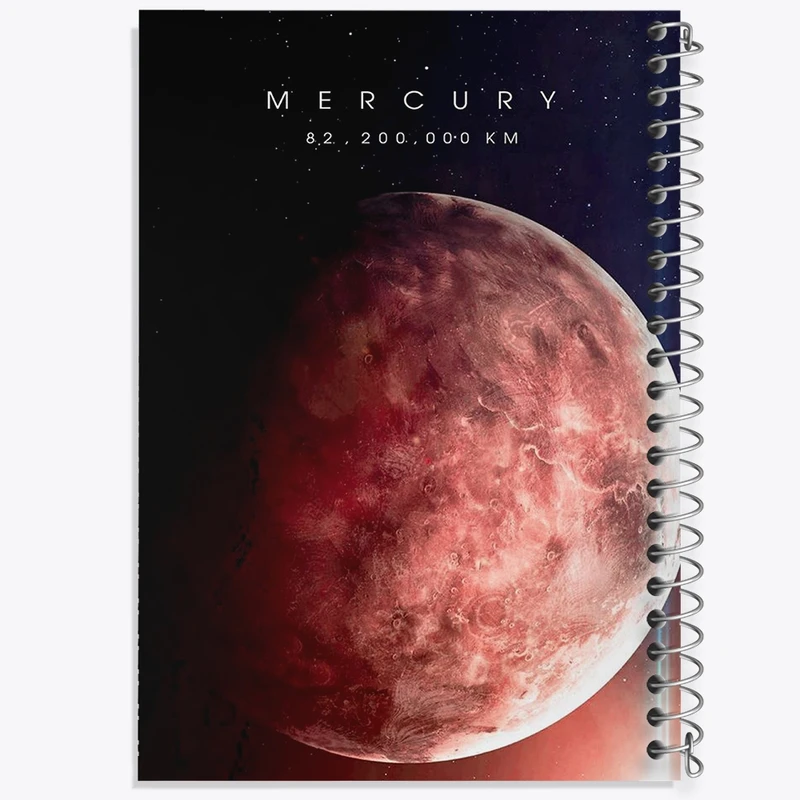 دفتر مشق 50 برگ خندالو طرح ماه (Moon) کد F1104