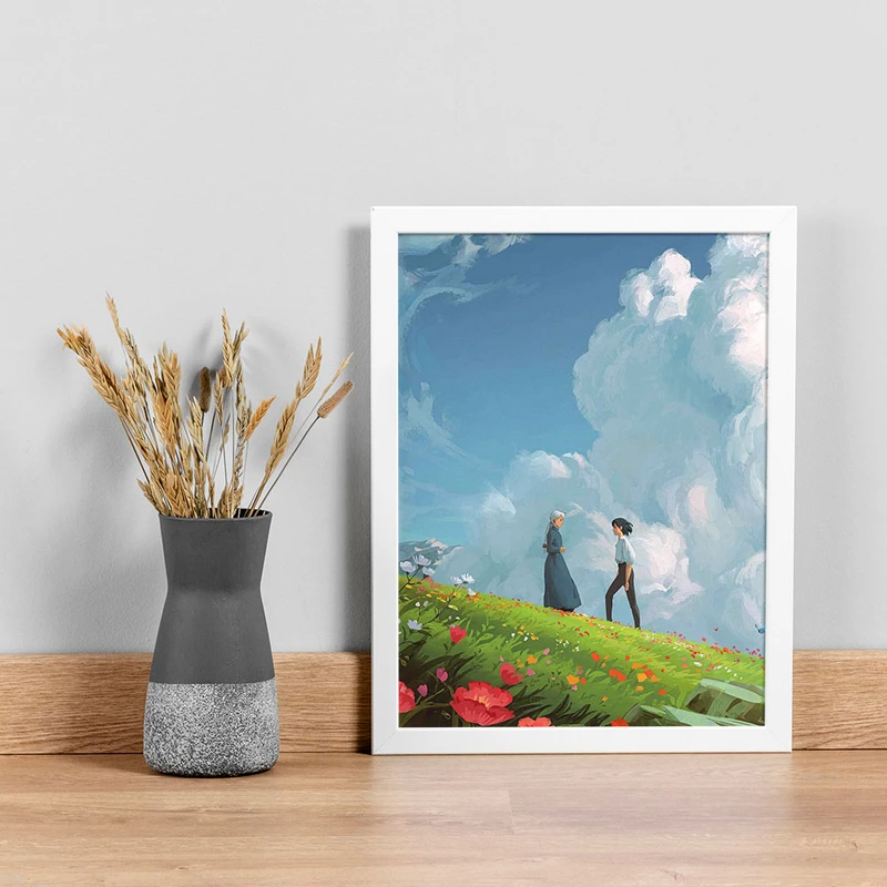 تابلو صبا طرح مدل قلعه متحرک هاول کد F129w