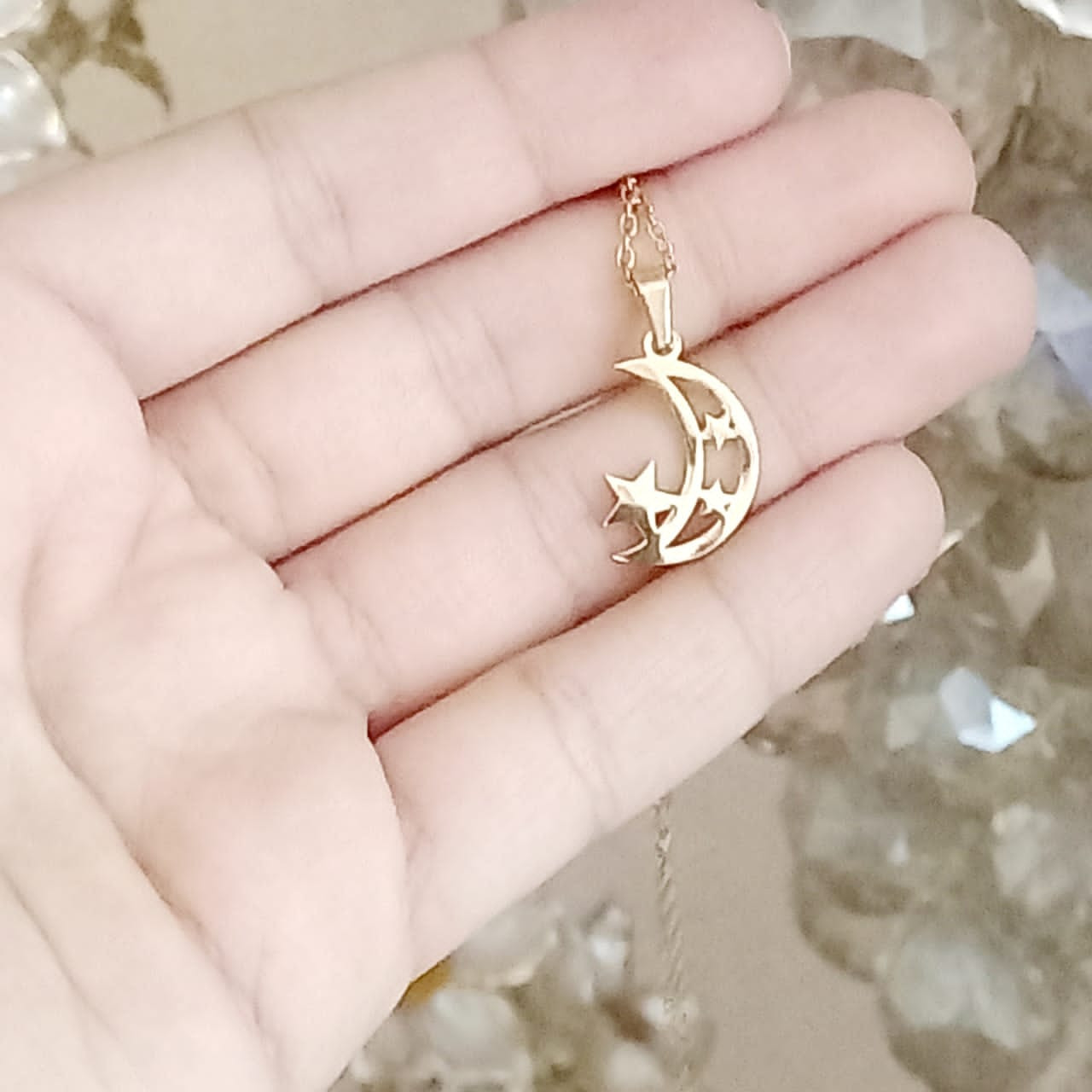 نیم ست زنانه مدل ماه و ستاره کد P4000 نیم ست زنانه مدل ماه و ستاره کد P4000