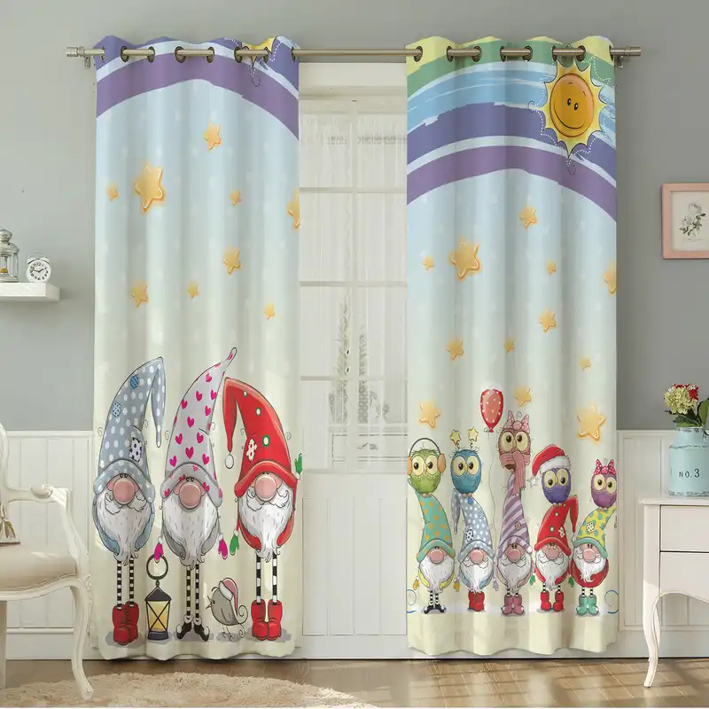 پرده نیروانا طرح کودک مدل مخمل کد 4759 سایز 140×280 سانتی متر