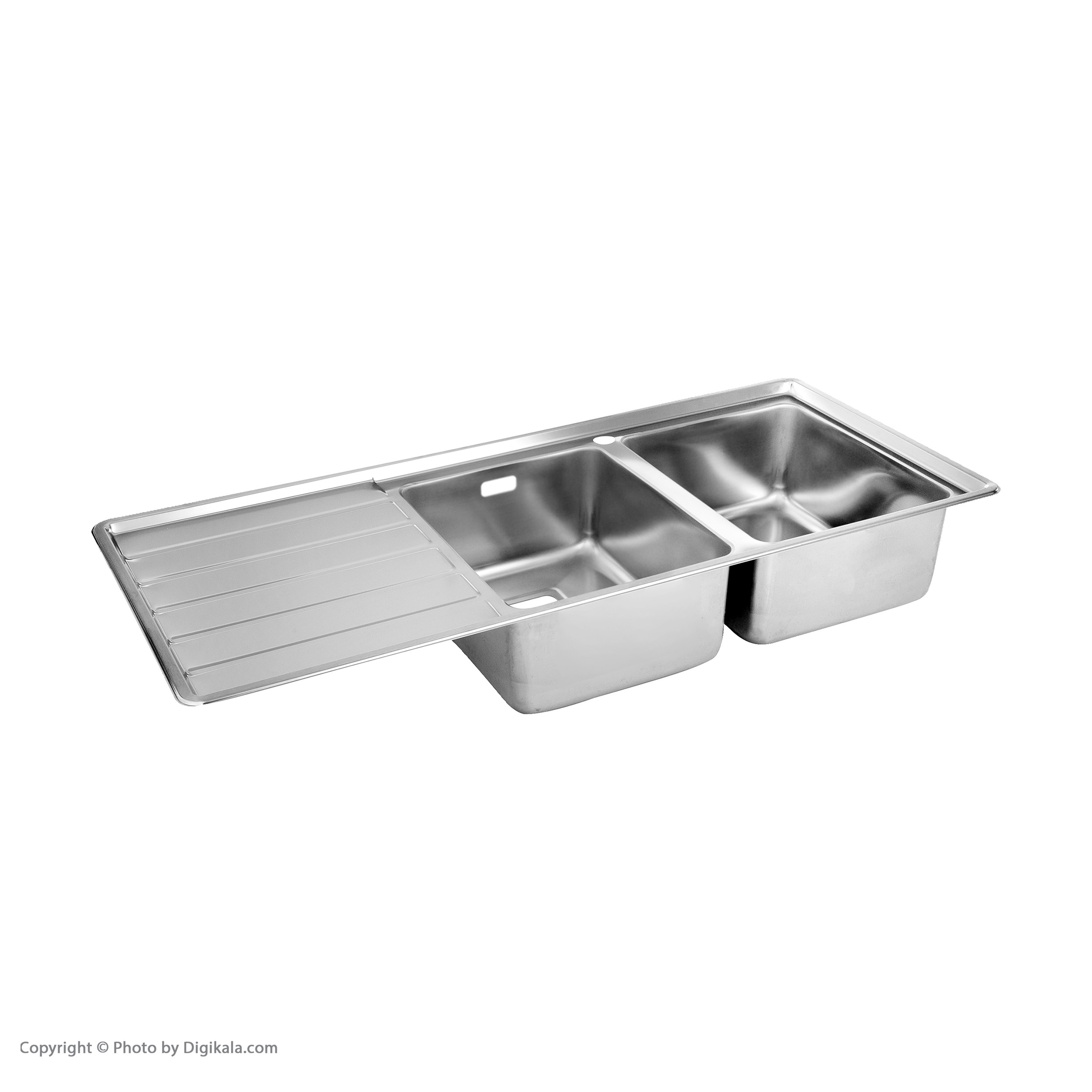 سینک ظرفشویی پرنیان استیل مدل PS 1214 توکار