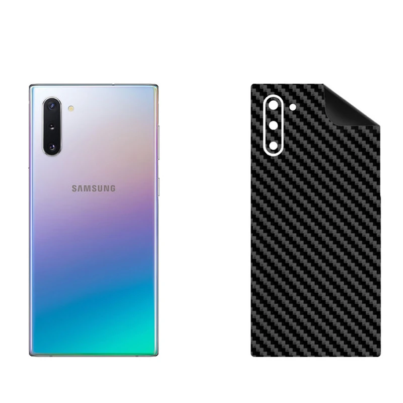 برچسب پوششی بستور مدل BT-Fiber طرح فیبر کربن مناسب برای گوشی موبایل سامسونگ Galaxy Note 10 5G