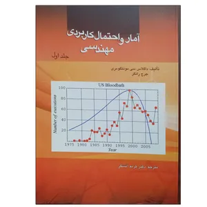 کتاب آمارو احتمال کاربردی مهندسی اثر جمعی از نویسندگان انتشارات دانشگاه علم و صنعت ایران جلد 1