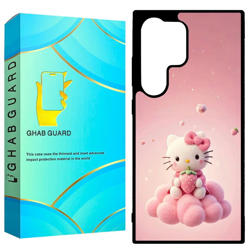 کاور قاب گارد طرح کیتی مدل GCHPD24U مناسب برای گوشی موبایل سامسونگ Galaxy S24 Ultra 5G