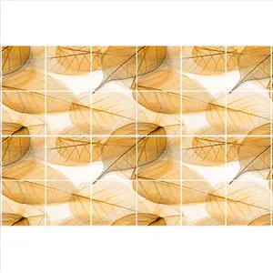 تایل سقفی آسمان مجازی طرح برگ درختان کد ST 4037-24 سایز 60x60 سانتی متر مجموعه 24 عددی 