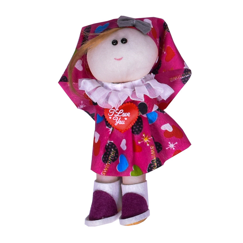 عروسک طرح دختر روسی مدل لاو کد 115 ارتفاع 23 سانتی متر