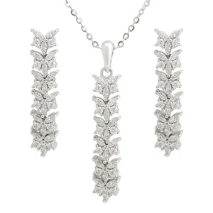 نیم ست نقره زنانه کد M3028