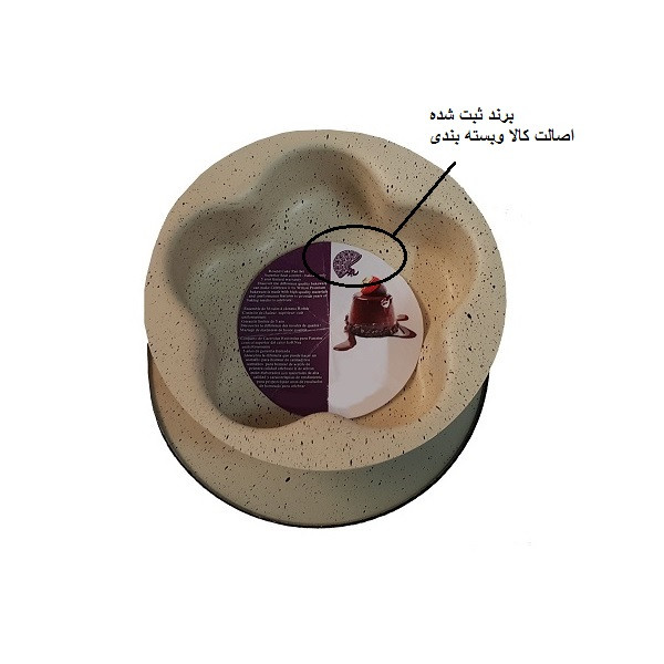 قالب ته چین به گز مدل گل کف برجسته