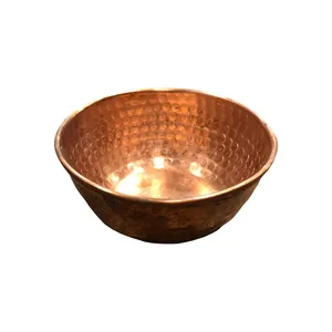 کاسه مسی مدل چکش خور
