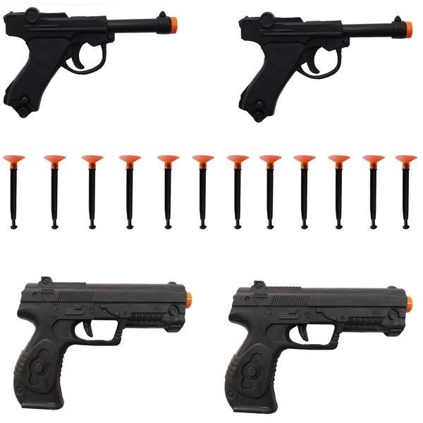 تفنگ بازی مدل پلیس کد G1 مجموعه 16 عددی