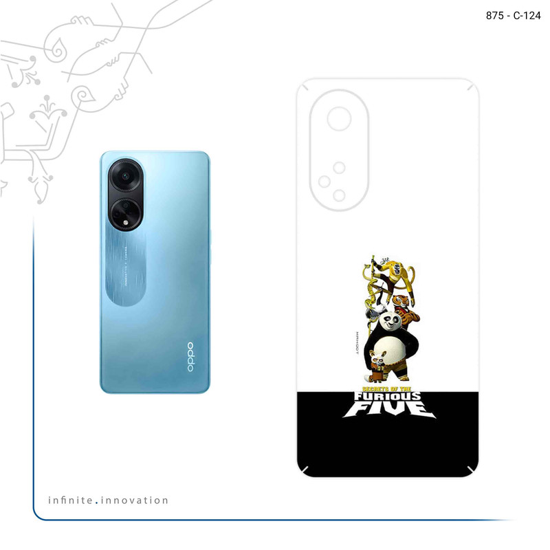 برچسب پوششی ماهوت مدل Kung Fu Panda مناسب برای گوشی موبایل اپو A98