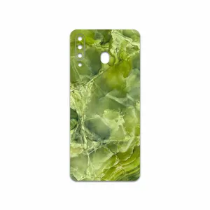 MAHOOT Green Crystal Marble Cover Sticker for Samsung Galaxy M30