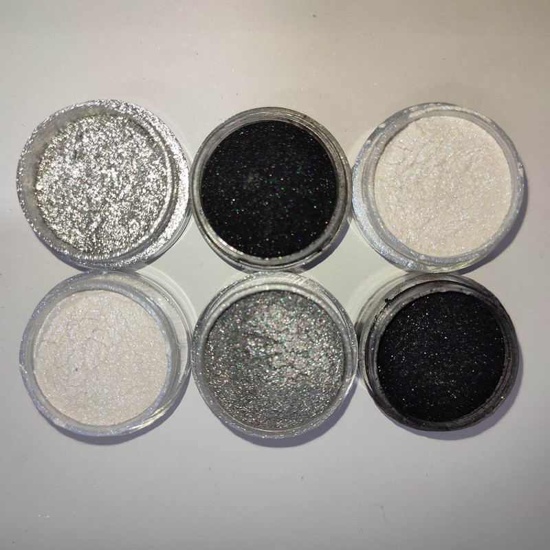 پودر کروم ناخن مدل WWBBGS بسته 6 عددی