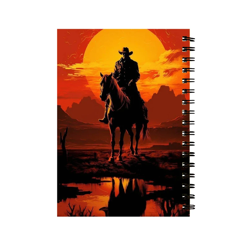 دفتر مشق 60 برگ مدل red dead کد 09