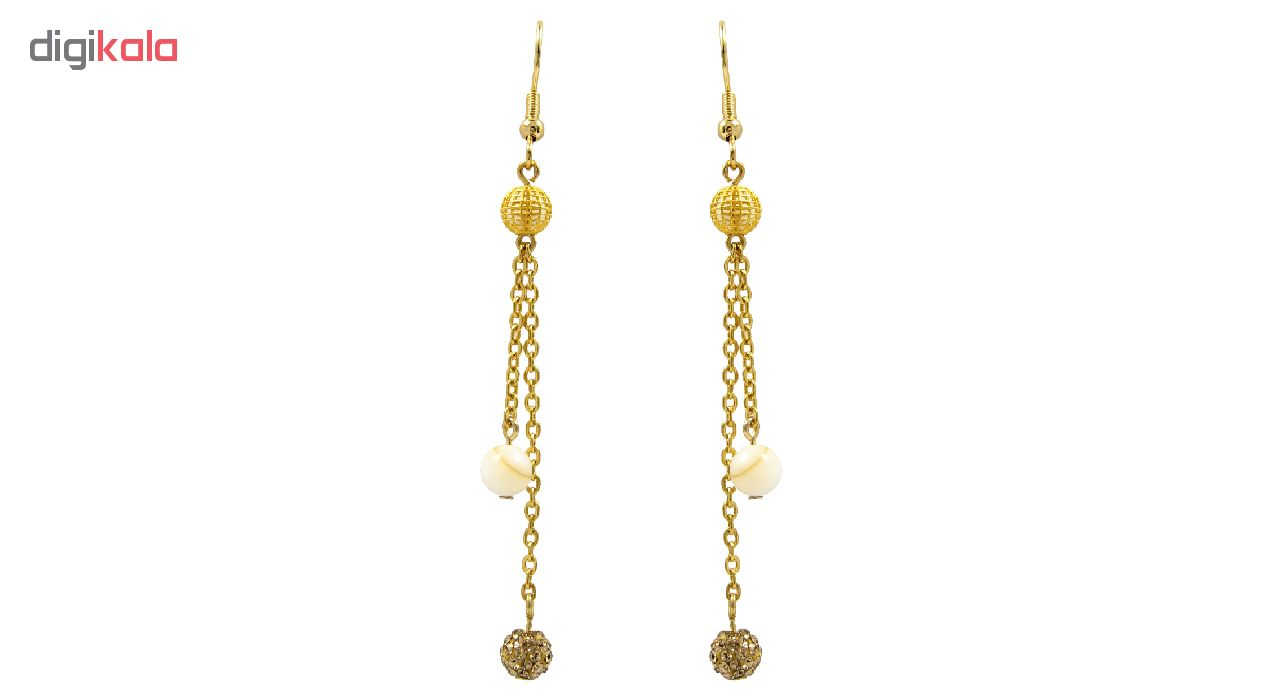گوشواره طلا 18 عیار زنانه مانچو مدل efg002