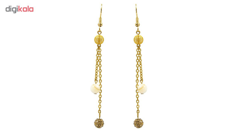 گوشواره طلا 18 عیار زنانه مانچو مدل efg002 - 4