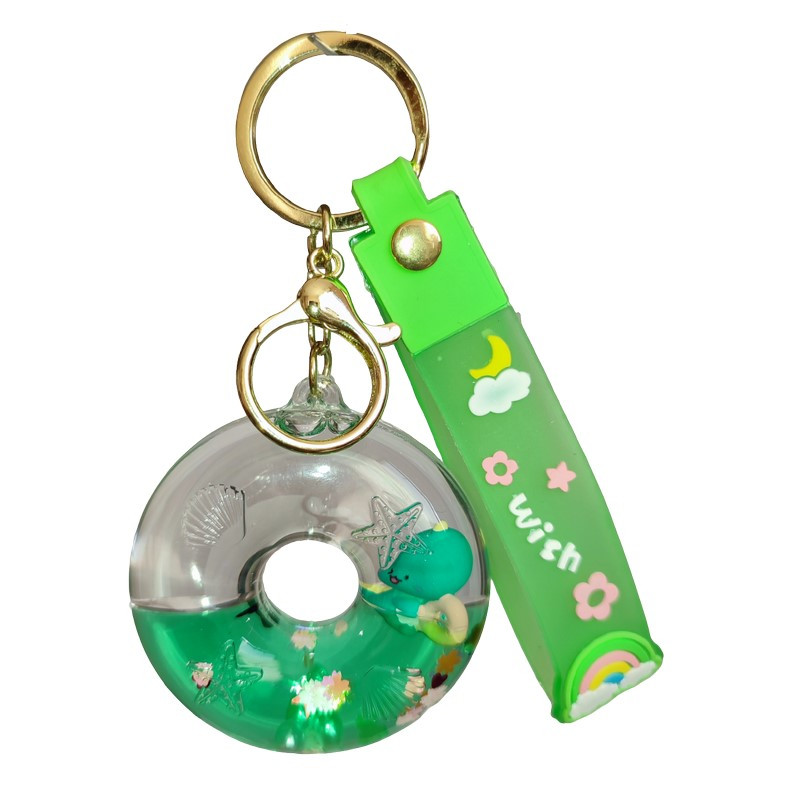 جاکلیدی دخترانه مدل آکواریومی طرح دونات