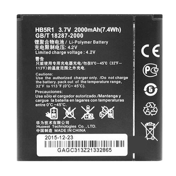 باتری موبایل مدل HB5R1H ظرفیت 2150 میلی آمپر ساعت مناسب برای گوشی موبایل هوآوی G600