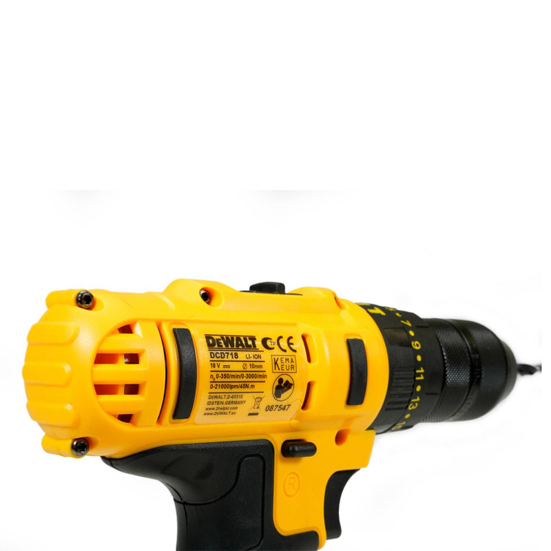 پیچ گوشتی و دریل شارژی  مدل DCD-718