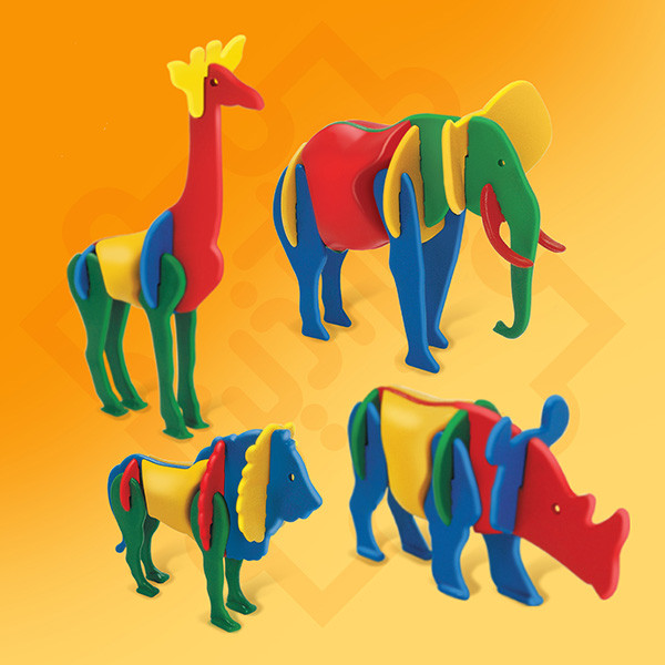 ساختنی فکرآذین مدل سه بعدی سازوباز طرح سافاری