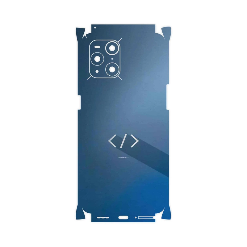 برچسب پوششی ماهوت مدل Minimal Coding icon-FullSkin مناسب برای گوشی موبایل اپو Find X3 Pro