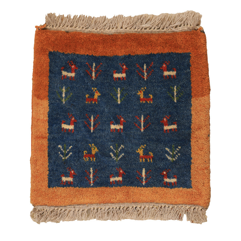 گبه دستباف نیم متری طرح قشقایی کد 4040411