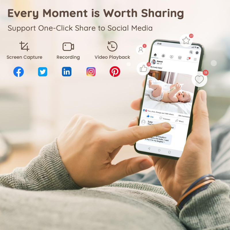 دوربین اتاق کودک مدل baby 25