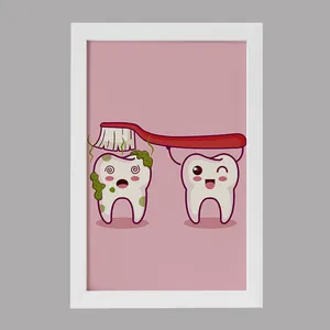 تابلو کودک خندالو مدل دندان و دندان پزشکی کودکانه کد 36760