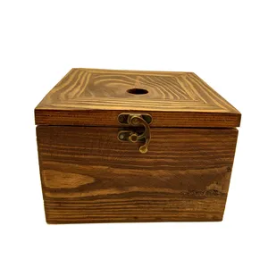 جعبه هدیه چوبی مدل چهارضلعی