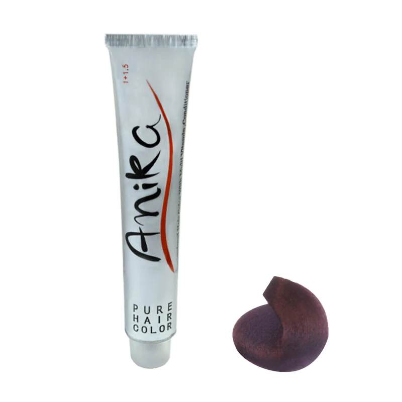 رنگ مو آنیکا سری Violet شماره 4.20 حجم 100 میلی لیتر رنگ شرابی متوسط