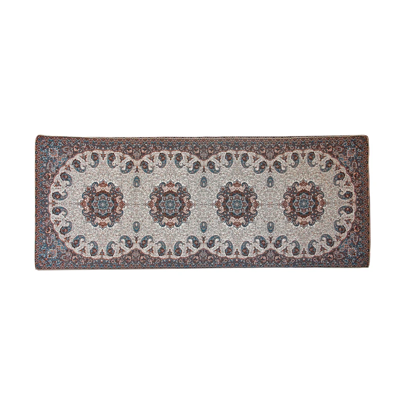 عکس شماره 2 : ست 7 تکه پشتی ترمه مدل شاه نشین طرح نیلوفر