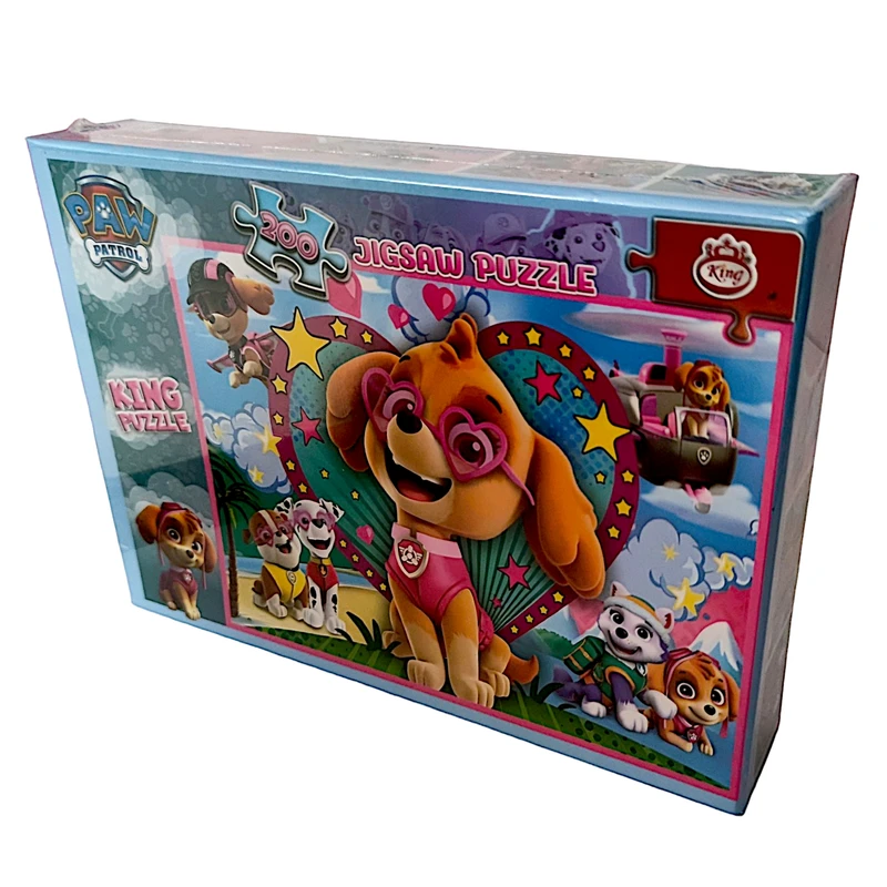 پازل 200 تکه کینگ مدل سگ های مهربان کد 8042