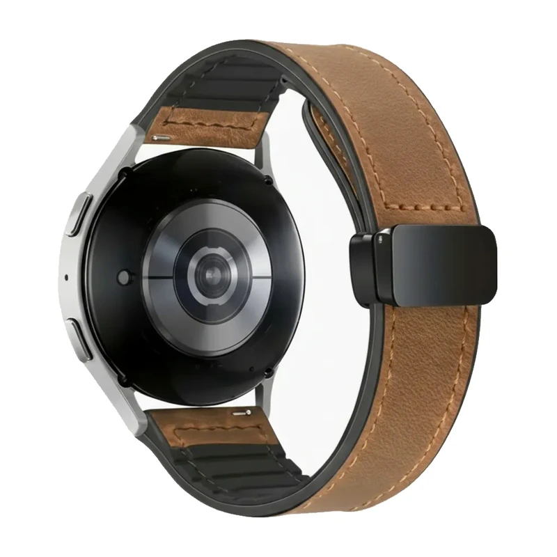 بند آکوآرا مدل SFT Leather مناسب برای ساعت هوشمند آمیزفیت Bip U / Bip U Pro 20mm