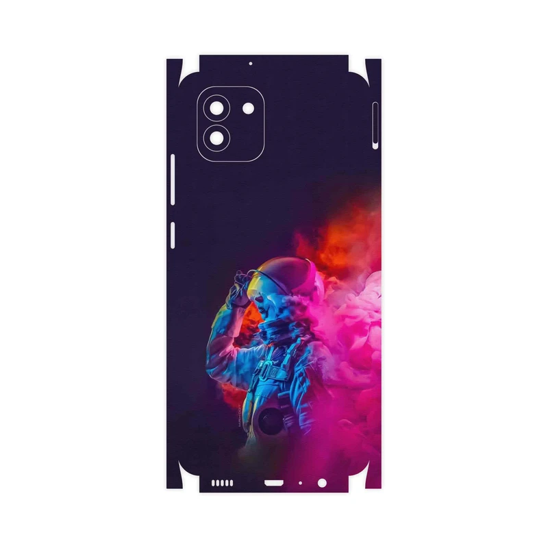 برچسب پوششی ماهوت مدل Smoke Rainbow Digital Art 1-FullSkin مناسب برای گوشی موبایل سامسونگ Galaxy A03