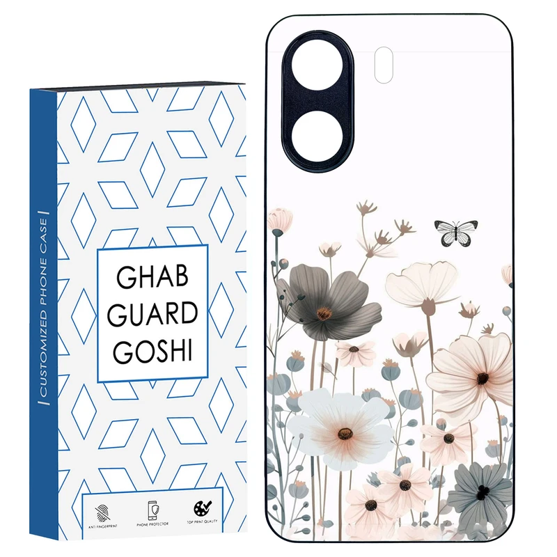 کاور قاب گارد گوشی طرح گل کد TPU-135 مناسب برای گوشی موبایل شیائومی REDMI 13C / POCO C65