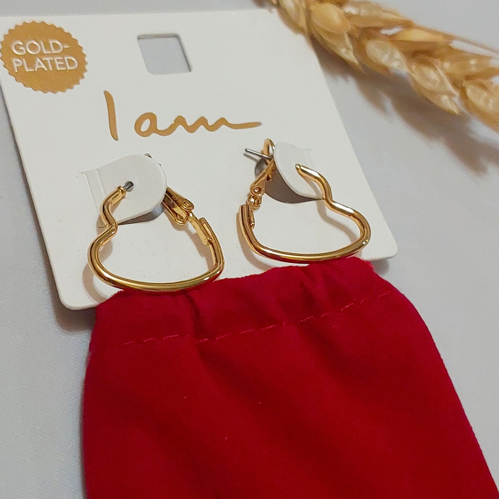 گوشواره زنانه آی ام مدل قلبی -  - 3